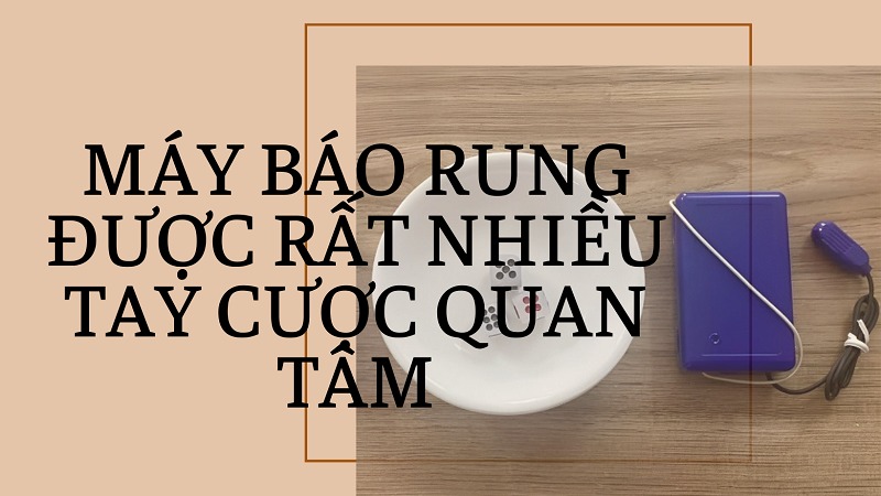 Máy báo rung - Giá bộ xóc đĩa bịp này được rất nhiều tay chơi quan tâm