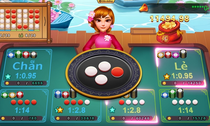Game xóc đĩa trên điện thoại